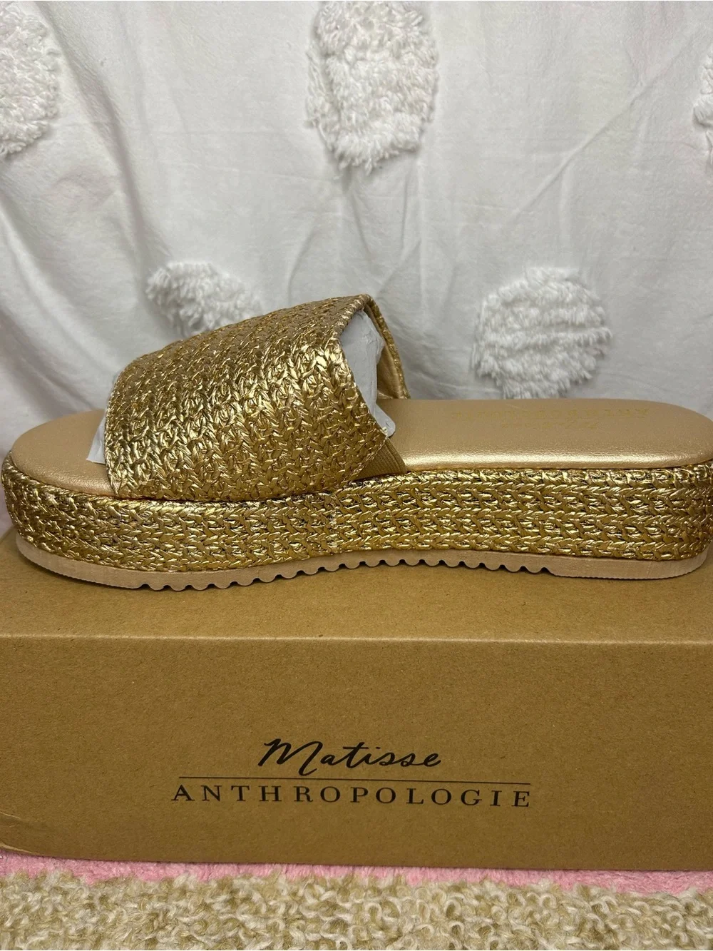 Anthropologie Matisse Montego Platform Slides